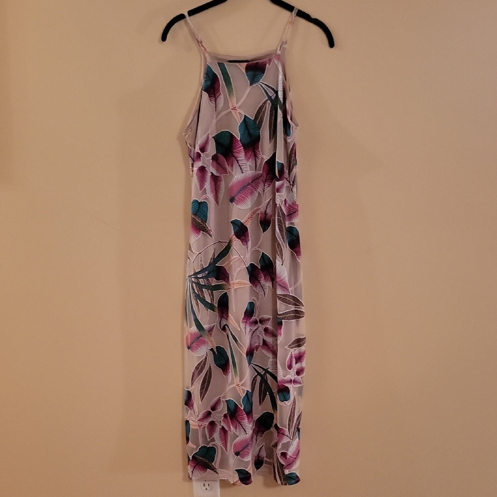 Floral Sleeveless Dress - Multicolor
